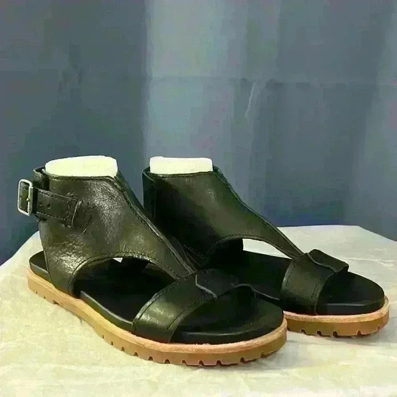 Timberland Shoes - Timberland Women’s Natoma Ankle Strap Black Leather Sandals